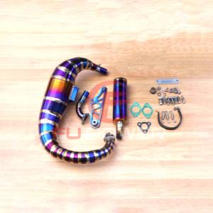 ชุดท่อไอเสียรถจักรยานยนต์ไทเทเนียมออกแบบได้เอง <span class=keywords><strong>Ktm690</strong></span> Ktm125 Ktm250 Ktm450 <span class=keywords><strong>Ktm690</strong></span> Ktmrc390 Ktm125 Ktm200 - Product Image 1