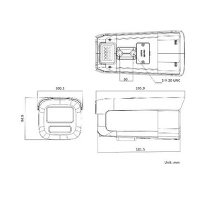   Cámara de Red Tipo Bala de 4Mp, Zoom Electrónico de 1/3'', PoE, Uso en Interiores y Exteriores - Product Image 3