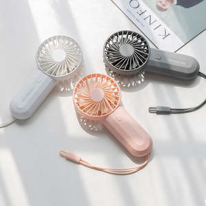 कूलर फांसी के पंखे पोर्टेबल काम हवादार मिनी जेब प्रशंसक इलेक्ट्रिक आउटडोर कार्यालय व्यक्तिगत शीतलन उपकरण रिचार्जेबल - Product Image 6