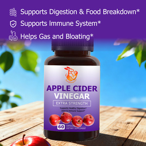 Capsules de Vinaigre de Cidre de Pomme en Gros (OEM) avec Vitamine D3 et Zinc pour la Gestion de l'Appétit et la Gestion Corporelle - Product Image 4