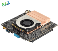 ELSKY Mini PC Intel NUC8U 8ème génération Core I3/i5/i7 Affichage 4K Double stockage MSATA/SATA DDR4 64 Go de RAM Utilisation de bureau