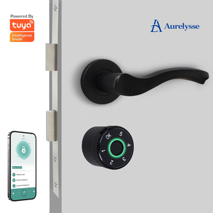 Cylindre <span class=keywords><strong>de</strong></span> serrure intelligent à profil européen Aurelysse, application Tuya, sans clé, antivol, indice d'étanchéité IP65 pour porte <span class=keywords><strong>de</strong></span> maison - Product Image 1