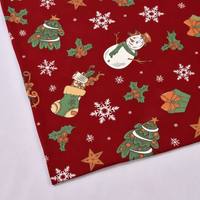 Housses de canapé et de fauteuil extensibles en tissu tricoté en soie de lait à imprimé numérique, respirantes et légères, style Noël, directement de l'usine