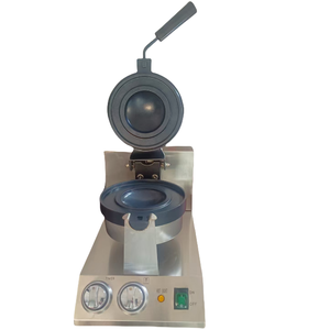 Machine à gaufres rotative en acier inoxydable 1300W, machine à burgers - Product Image 1