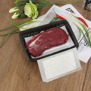 Tampons absorbants de haute qualité pour viande, pour barquettes de viande, durée de conservation de 7 jours, qualité alimentaire et écologiques, blanc, noir, 3000 pièces/carton - Product Image 3