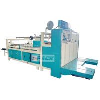 IPACK Semi-automatique Carton Ondulé Boîte Dossier Colleur Machine Presse Coller Boîte Machine