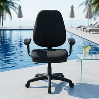 Chaise de bureau de direction moderne à dossier mi-haut de haute qualité avec hauteur réglable et pivotante pour le bureau à domicile