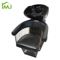 Équipement de rinçage moderne Chaise de barbier bassin de salon Poser cheveux Shampooing Chaise de lavage
