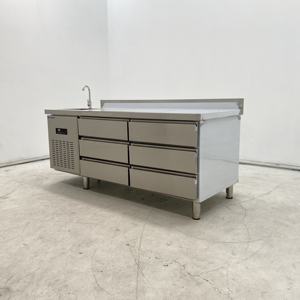 Réfrigérateurs de <span class=keywords><strong>table</strong></span> de haute qualité utilisés sous le comptoir, tiroir réfrigéré, <span class=keywords><strong>réfrigérateur</strong></span> de <span class=keywords><strong>table</strong></span>, congélateur avec robinet - Product Image 3