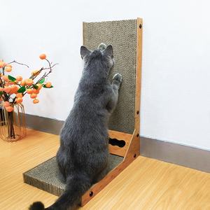 Scratcher per gatti con carta ondulata senza spargimento, - Product Image 2