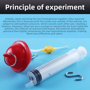 Kit de Rompecabezas DIY del Hemisferio de Magdeburg de <span class=keywords><strong>Ciencia</strong></span> y Tecnología - Actividad Educativa Práctica para Jardines de Infancia, Escuelas Primarias y Secundarias - Product Image 5