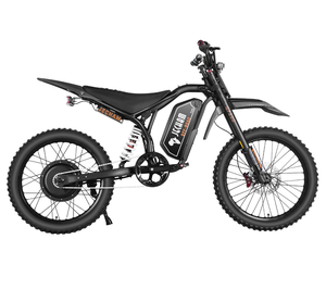 Vélo électrique tout-terrain sportif avec moteur arrière sans balais 3000W, batterie lithium-ion 60V 25AH et freins hydrauliques doubles - Stock USA - Product Image 3