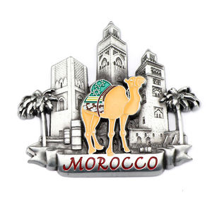 Herstellung von individuell gestalteten marokkanischen Touristen-<span class=keywords><strong>Souvenir</strong></span>-Tellern, Metall-Schlüsselanhängern und Kühlschrankmagneten als Dekoration - Product Image 2