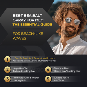 Fast Shipping Custom Private Label Beach <strong>Hair</strong> Look Vegan All Natural <strong>Mens</strong> Sea Salt Texture <strong>Spray</strong> Products for <strong>Men</strong> - Product Image 3