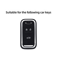 Étui de clé de voiture de luxe en alliage de zinc pour Chery Tiggo 3/5X/4/8/GXL/7 (2019-2020) & Arrizo 8 - Résistant aux rayures