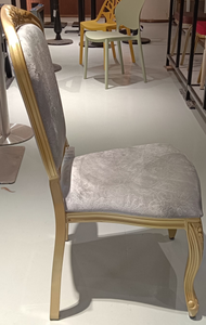 Traditional Wooden Bar Chair With Fabric Upholstery Antique Design For Dining Commercial Use - Product Image 6