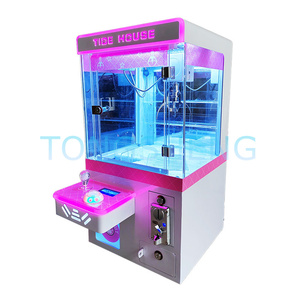 Hot Bán Mini Claw Máy Cẩu Búp Bê Trẻ Em Arcade <span class=keywords><strong>Coin</strong></span> Hoạt Động Thủy Triều Nhà Nhỏ Đồ Chơi Búp Bê Máy - Product Image 3