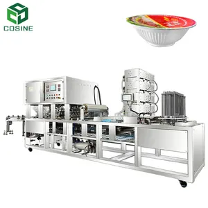 Source manufacture 2500-3000 cups/hour juice coffee ice cube cup automatic filling sealing machine for powder with good price