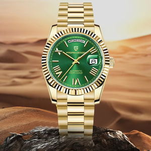 PAGANI DESIGN DD36 Oro Verde V2 Orologi Meccanici da Uomo Orologio Automatico di Lusso Novità 2025 Orologio da Polso con Vetro Zaffiro AR - Product Image 1