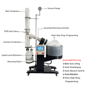 Evaporator Rotary 10L untuk Analisis Tanah Laboratorium Pertanian, Uji Kualitas Air, dan Perlindungan Lingkungan - Product Image 3