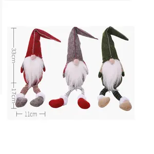 Natal papai noel gnome bonecas e brinquedos