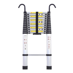 <span class=keywords><strong>Escalera</strong></span> Telescópica Aislada de Acero Inoxidable Ligera, Multiusos, de <span class=keywords><strong>4</strong></span> Peldaños, <span class=keywords><strong>Extensible</strong></span> y Plegable - Product Image 4