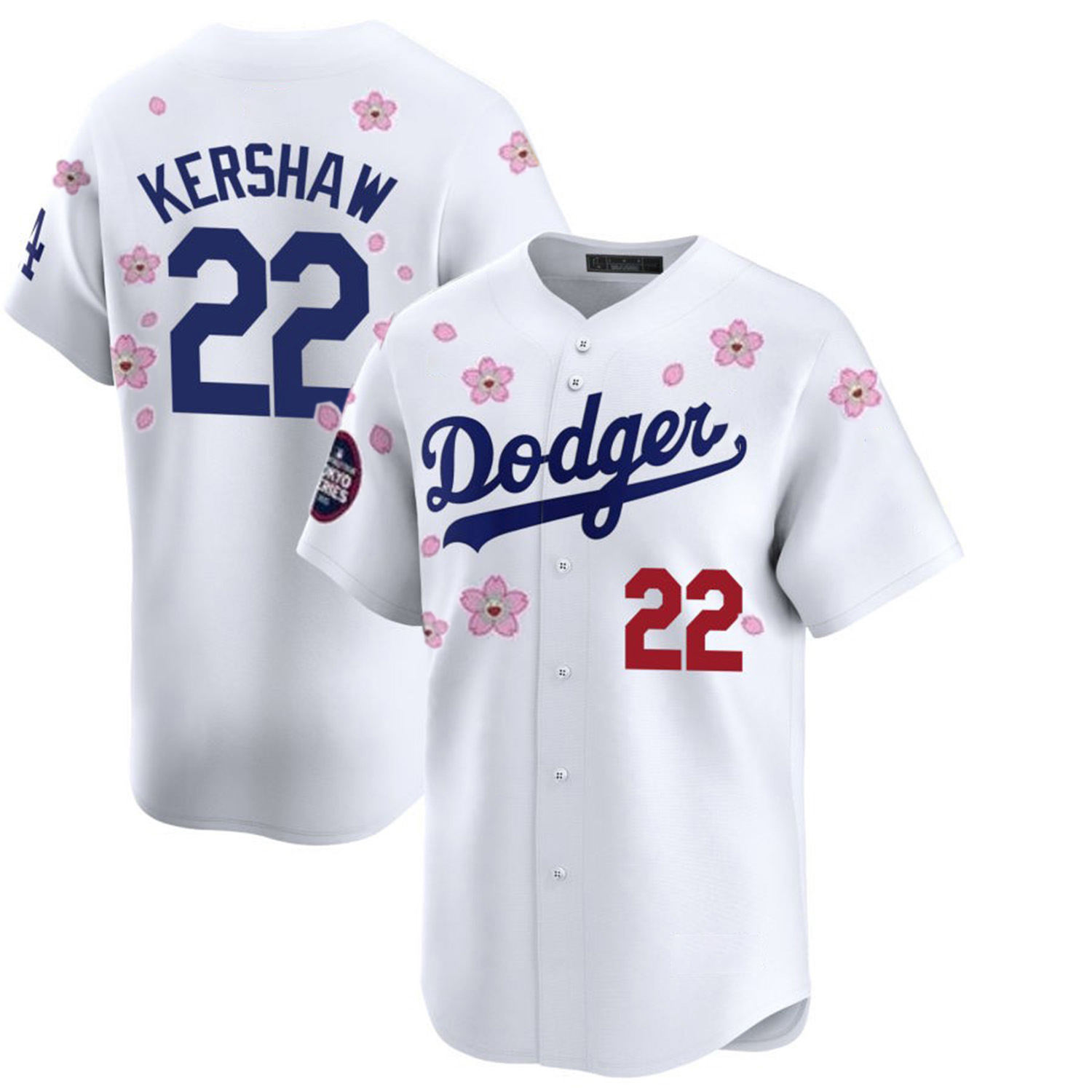 #22 Kershaw -Blanc
