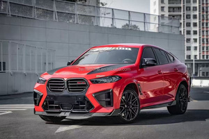 ชุดแต่งคาร์บอนไฟเบอร์แห้งสำหรับ BMW X6M ประกอบด้วยลิ้นกันชนหน้า X6M SQ, ดิฟฟิวเซอร์, สปอยเลอร์, สเกิร์ตข้าง และชิ้นส่วนยานยนต์ X6M - กันชน - Product Image 6