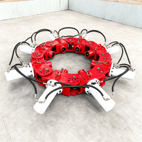 Cisaille hydraulique à prix d'usine pour pieux, machine de démolition de pieux montée sur excavatrice pour la construction de fondations de ponts et autoroutes
