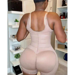 Yüksek sıkıştırma karın kontrol ayarlanabilir kayış Shapewear karın kontrol Fajas colombody as tam vücut şekillendirici sahne 3 Fajas kadınlar - Product Image 5