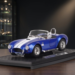 โมเดลรถของเล่น Motor Show L Shlb Cobra 427 สีน้ำเงิน ขนาด 1:24 สำหรับนักสะสม - Product Image 2