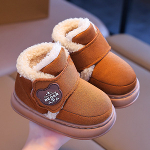 <span class=keywords><strong>Stivaletti</strong></span> per bambini con tacco scarponi da neve antiscivolo rivestiti in pile caldi per ragazzi e ragazze - Product Image 1