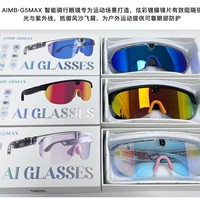 Lunettes intelligentes AIMB-G5MAX : Enregistrement vidéo haute définition 800 pixels, reconnaissance d'image par IA, traduction et fonction d'appel