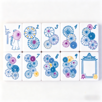 Jeu de Mahjong Personnalisé en Acrylique de Haute Qualité Miss Luxury pour Soirées entre Amis, Soirées Jeux, Divertissement sur Table, pour Femmes