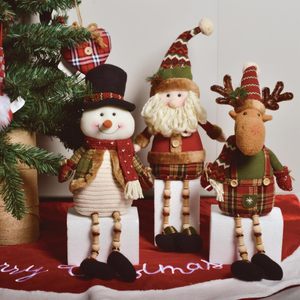 Adornos de Navidad de Papá Noel y Alces de Tela Ecológicos para Árbol de Navidad, Regalos de Navidad, Decoraciones para el Hogar, Empaque en Bolsa OPP - Product Image 4
