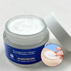 Crème Visage Anti-Rides Raffermissante Éclaircissante à Marque Privée avec Collagène Recombinant Niacinamide Glycérine Algues Marines & Centella OEM - Product Image 1