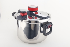 Cuisinière à pression en acier inoxydable avec poignée pliable Cuisinière à pression allemande 4-10L Cuisinière à pression multifonction avec CE - Product Image 2