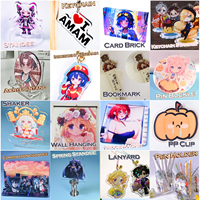 Bloc acrylique personnalisé Hanxin Animation Brick Cartoon Star Support Peripheral Ornaments pour affichage bidimensionnel
