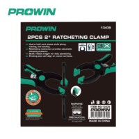 Serre-joints à cliquet à dégagement rapide PROWIN avec ouverture de mâchoire de 1,5 pouce et gorge de 1,5 pouce, lot de 4