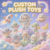 Jouet en peluche personnalisé ODM/OEM, personnage de dessin animé spatial de haute qualité, poupée en peluche galaxie pour la production de merchandising de marque sur mesure