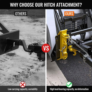 Enganche Universal Ambull Quick Gooseneck 5TH WHEEL de Alta Resistencia para Minicargadora con <span class=keywords><strong>Bola</strong></span> de 2-5/16 Pulgadas y Anillos de <span class=keywords><strong>Remolque</strong></span> de 1/2 Pulgada - Product Image 4