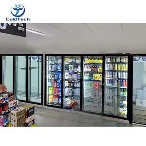 Commercial Cold Storage Cooling Room Walk-in Glass/Display Cooler Door