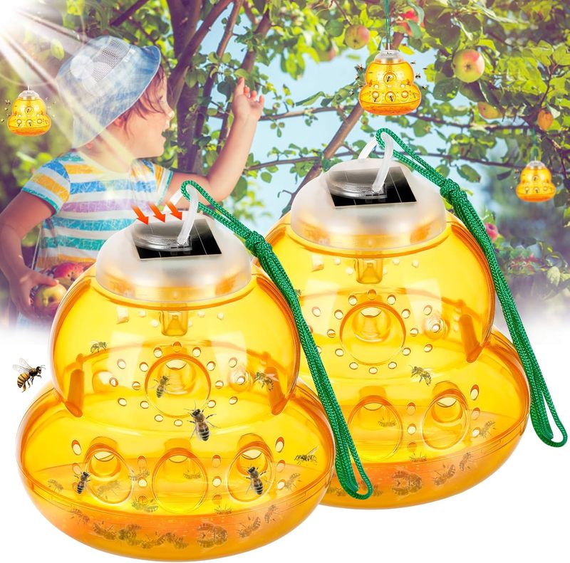 Chingyoo 2 Pack Outdoor Hanging Solar