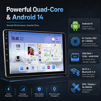 KSOY-T100 Radio Android 9 Inci Universal Multimedia Mobil Nirkabel Carplay GPS Navigasi HiCar Kamera AHD Layar Sentuh RDS FM TF