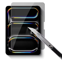 Protection d'écran en verre trempé anti-espion et anti-huile 9H pour iPad Air 2025 (11/13 pouces) – Vente Flash pour la série iPad Air