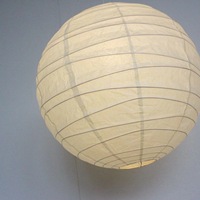 Abat-jour de plafond en papier de riz épais fait main, design à lignes aléatoires, lanterne en papier de style Wabi Sabi pour la décoration intérieure
