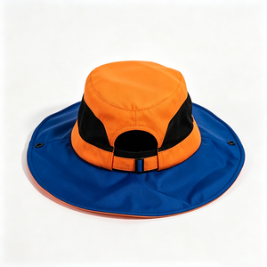 Sombrero de Pescador para Mujer con Bloques de Color, Ala Ancha, UPF50+, Transpirable, de Malla, para Pesca, Viajes, Playa - Product Image 5