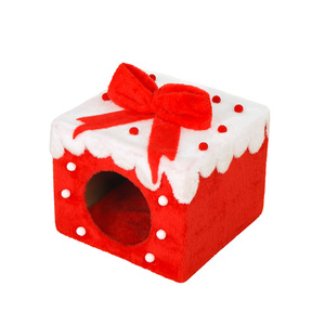 Nouvelle Maison pour Chat d'Hiver Chaude et Confortable Toutes Saisons, Tente pour Chat Fermée Doublée Polaire Épaisse, Nid pour Chat - Product Image 5