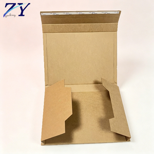 Sobre <span class=keywords><strong>de</strong></span> Papel Kraft Rígido con Inserto Corrugado, <span class=keywords><strong>Caja</strong></span> <span class=keywords><strong>de</strong></span> Envío Anti-Doblez para Libros, Álbumes, Impresiones - Product Image 1