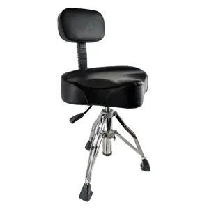 Throne novo design de motocicleta, estilo drummer, stool para adultos com couro pu, tambor de ar